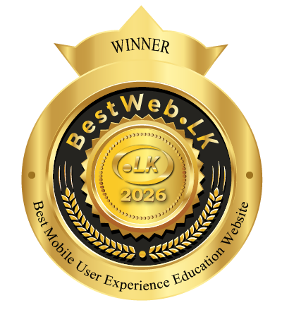 BestWeb.LK 2026 Winner – Best Mobile User Experience Education Website